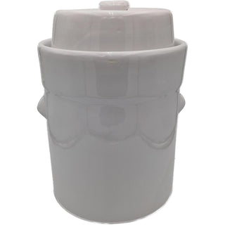Pot à choucroute blanc 20 L (pierres incluses)