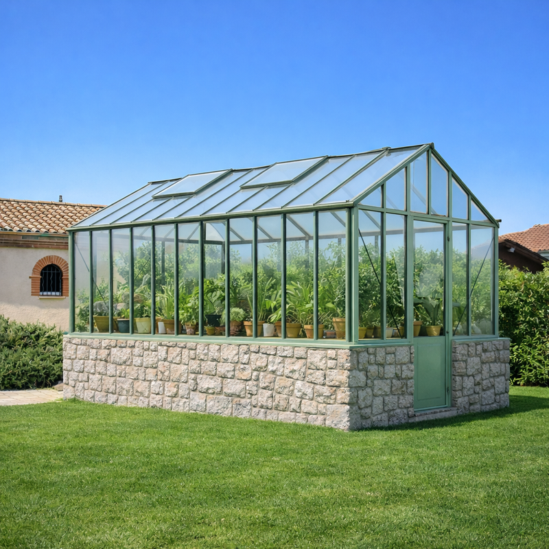 Luxia Retro sur muret bas