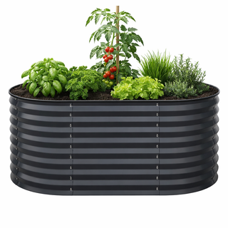 Verhoogd Tuinbed Recht L
