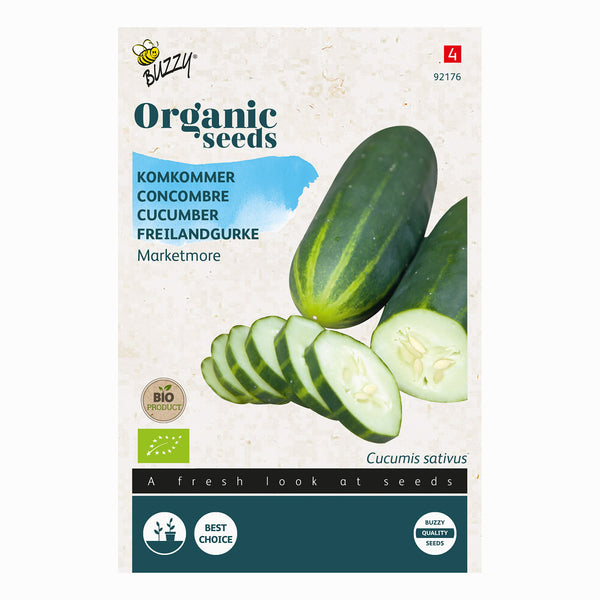 Buzzy Organic Komkommer Marketmore 92176