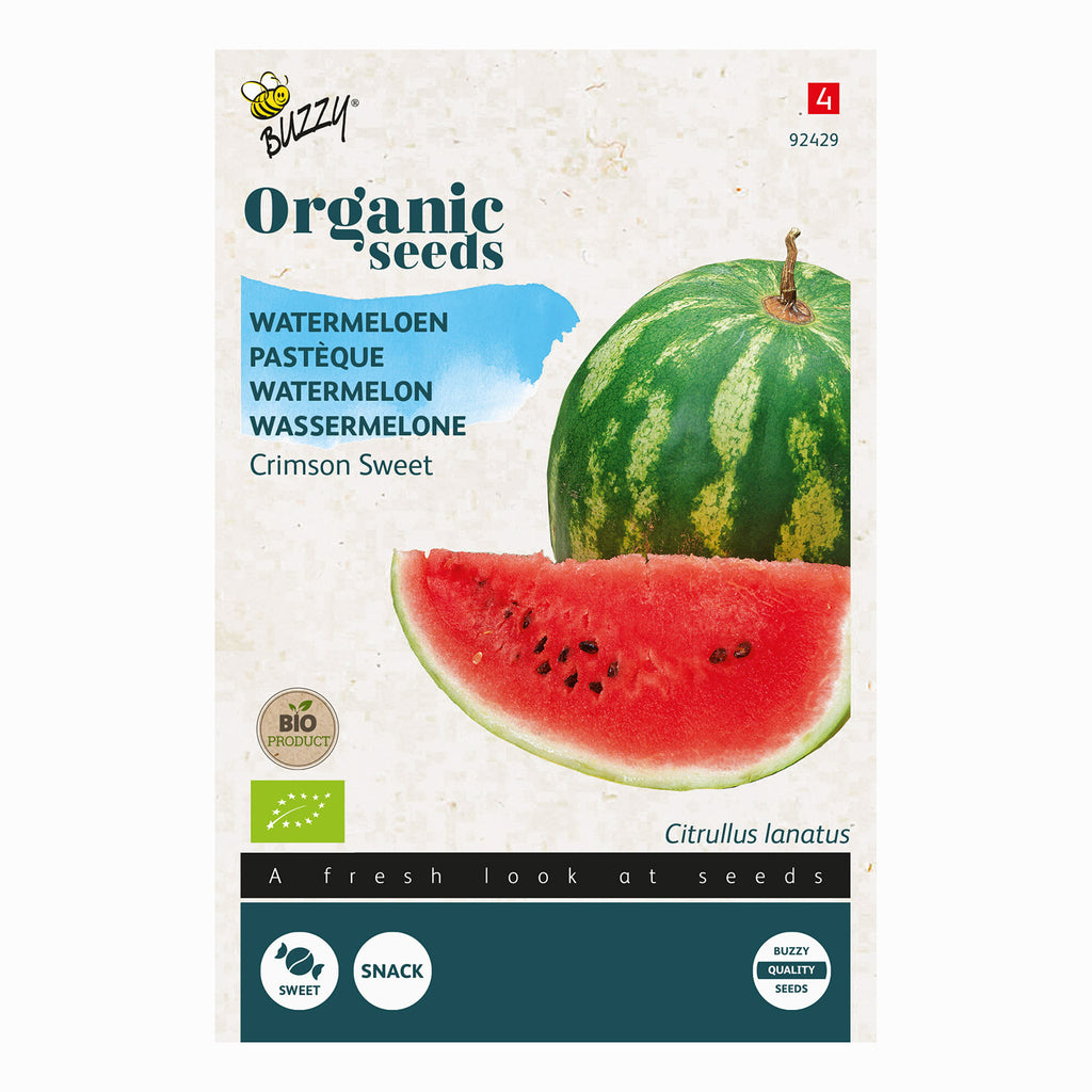 Buzzy Organic Watermeloen Crimson Sweet 92429