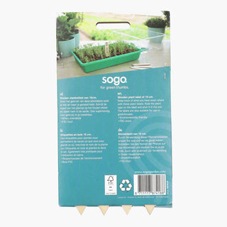 Sogo Houten Steeketiket 15cm (25)